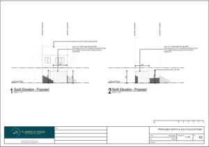 Architect Drawings and Planning Permission for a Change of Use from a residential outbuilding to a hair salon