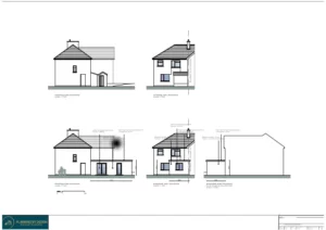 Architect Drawings and Planning Permission for a Single Storey Extension with Workshop