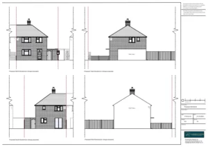 Architect Drawings and Planning Permission for a Change of Use from Dwellinghouse to a Children's Care Home