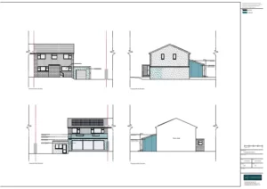 Architect Drawings and Planning Permission for a Single Storey Extension and New Build Garage