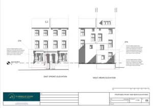 Architect Drawings and Planning Permission for Replacement Windows