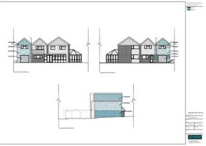 Architect Drawings and Planning Permission for a Double Storey Extension