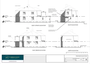 Architect Drawings and Planning Permission approved for a Single Storey Side Extension