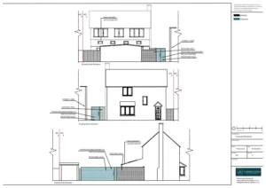 Architect Drawings and Planning Permission for a Garden Wall