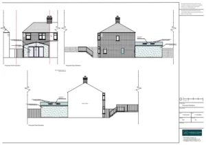 Architect Drawings and Planning Permission for a Single Storey Extension