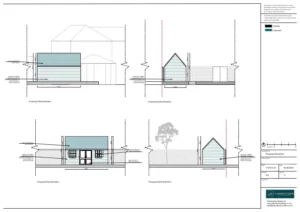 Architect Drawings and Planning Permission for an Outbuilding to be used as a Workshop