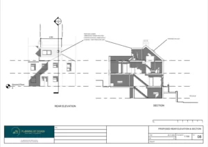 Architect Drawings and Planning Permission for a Loft Conversion and Rear Dormer Window