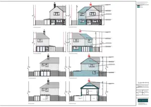 Architect Drawings and Planning Permission for a Two Storey Side and Single Storey Rear Extension