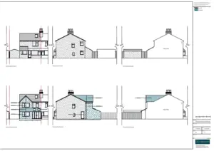 Architect Drawings and Planning Permission for a Two Storey and Single Storey Rear Extension