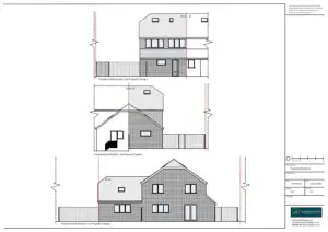 Architect Drawings and Planning Permission for Change of Use from Dwellinghouse to Children's Care Home
