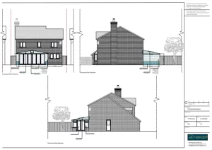 Architect Drawings and Lawful Development Certificate for a Single Storey Rear Extension