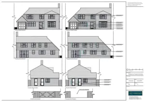 Architect Drawings and Planning Permission for Replacement Windows and Doors