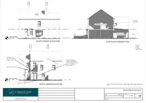 Architect Drawings and Planning Permission for a Single Storey Rear Extension