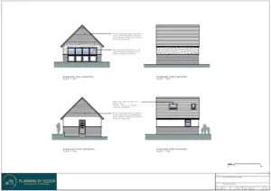 Architect Drawings and Planning Permission for a Garage Conversion into a Granny Annexe