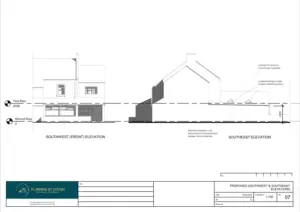 Architect Drawings and Retrospective Planning Permission for a Single Storey Extension