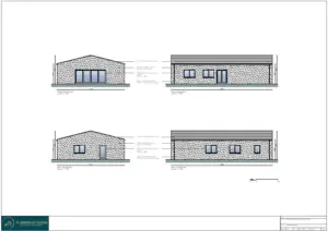 Architect Drawings and Pre-Application for 2 Bedroom New Build House