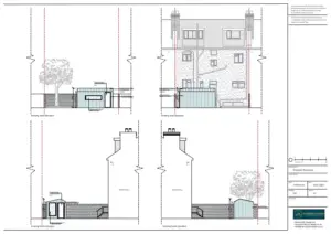 Architect Drawings and Planning Permission for a New Outbuilding To Use As Home Office