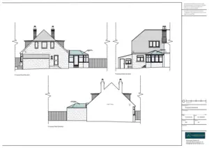 Architect Drawings and Planning Permission for a Replacement Conservatory Roof