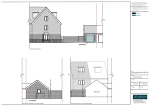 Architect Drawings and Planning Permission for a Garage Conversion and Change of Use to Music Studio