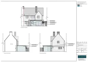 Architect Drawings and Planning Permission for a Proposed Single Storey Rear Extension