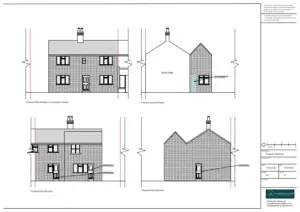 Architect Drawings and Pre-Application For Change of Use and Conversion From Dwellinghouse into 3 Flats