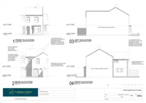 Architect Drawings and Planning Permission for Replacement Roof, Doors, Windows, Decking, Driveway and Fence in a Conservation Area