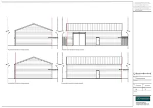 Architect Drawings and Planning Permission for a Change of Use to MOT Testing and Tyre Centre