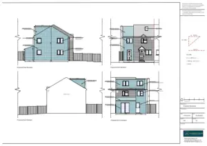 Architect Drawings and Planning Permission for a Two Storey Side Extension, Single Storey Rear Extension & Loft Conversion with a Rear Dormer Window