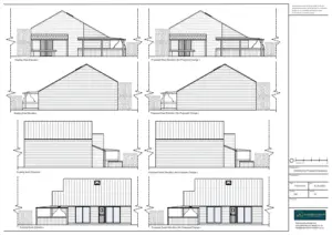 Architect Drawings and Retrospective Certificate of Lawfulness Approved for a Change of Use from a Barn to Dwellinghouse (4 year rule)