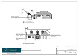 Architect Drawings and Planning Permission for a Porch