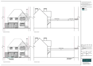 Architect Drawings and Planning Permission for a Dropped Kerb