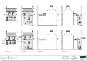 Architect Drawings and Planning Permission for a Change of Use to Residential Class C3