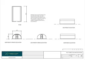 Architect Drawings and Planning Permission for the Erection of a Polytunnel