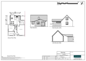Architect Drawings and Planning Permission for a Single Storey Rear Extension
