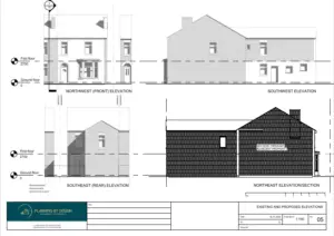 Architect Drawings and Planning Permission for a Change of Use From Residential Dwelling to Childrens Home