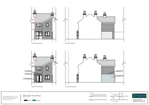 Architect Drawings and Planning Permission for a Rear Single Storey Extension to Replace Lean To