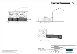 Architect Drawings and Retrospective Planning Permission for a Fence & Gate