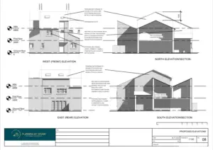 Architect Drawings and Planning Permission for a First Floor Extension and Loft Conversion