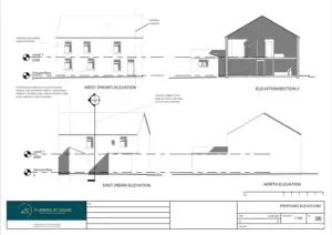 Architect Drawings and Planning Permission for a 5 Bed HMO