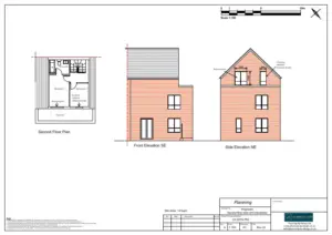 Architect Drawings and Planning Permission for a Replacement Window on a listed building.