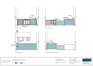 Architect Drawings and Planning Permission for a Brick Outbuilding