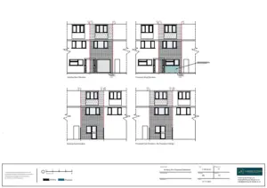 Architect Drawings and Planning Permission for Garage Conversion to Dining and Storage Room