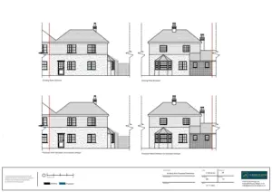 Architect Drawings and Lawful Development Certificate to Merge 2 Flats into 1 Residential Dwelling