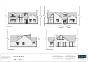 Architect Drawings and Planning Permission for a Proposed Single Storey Rear Infill Extension