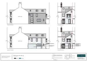 Architect Drawings and Planning Permission for a Single Storey Rear Extension