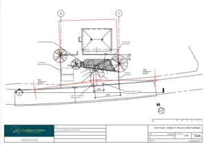 Architect Drawings and Planning Permission for Creation of a New Access and a Driveway