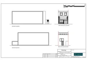 Architect Drawings and Planning Permission for a Change of Use From Cafe to Hot Food Takeaway with Inside Seating
