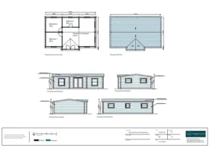 Architect Drawings and Lawful Development Certificate for a Static Caravan to be used as a Residential Annexe