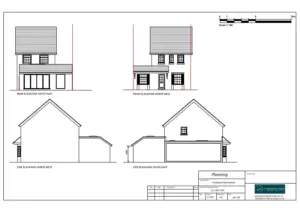 Architect Drawings and Planning Permission for Demolition of Conservatory and Creation of a Single Storey Extension