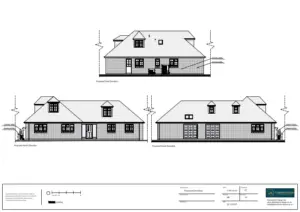 Architect Drawings and Planning Permission for a Installation of Air Source Heat Pumps